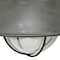 Vaxcel Harwich 1 Light Gray Coastal Barn Dome Outdoor Wall Lantern Clear Glass T0267 - alternate 6